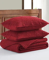 Levtex O Christmas Tree Stitching 3-Pc. Quilt Set