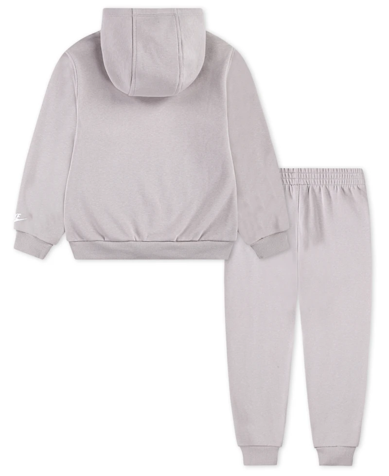Nike Little Girls 2-Piece Floral Futura Hoodie and Joggers Set