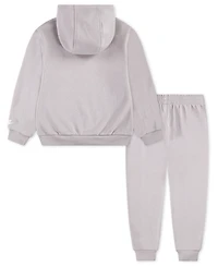 Nike Little Girls 2-Piece Floral Futura Hoodie and Joggers Set
