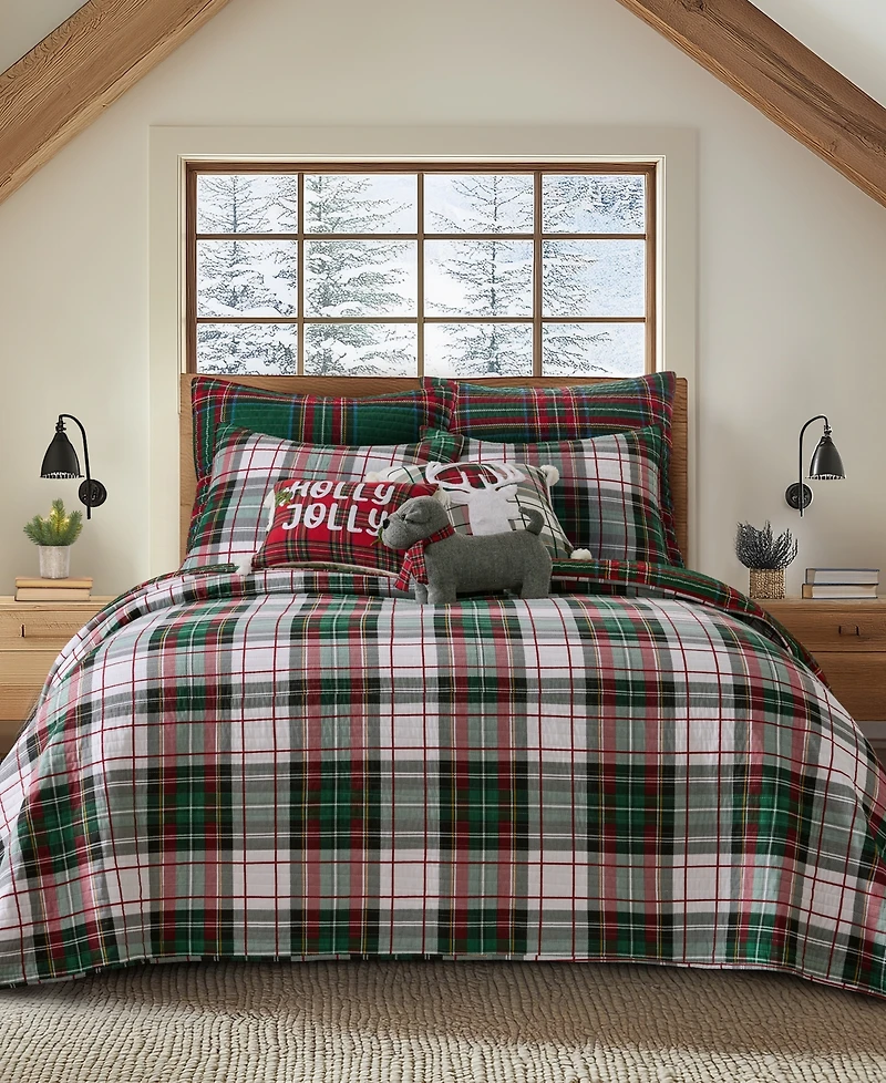 Levtex Spencer Plaid Reversible Bedspread, King/California King