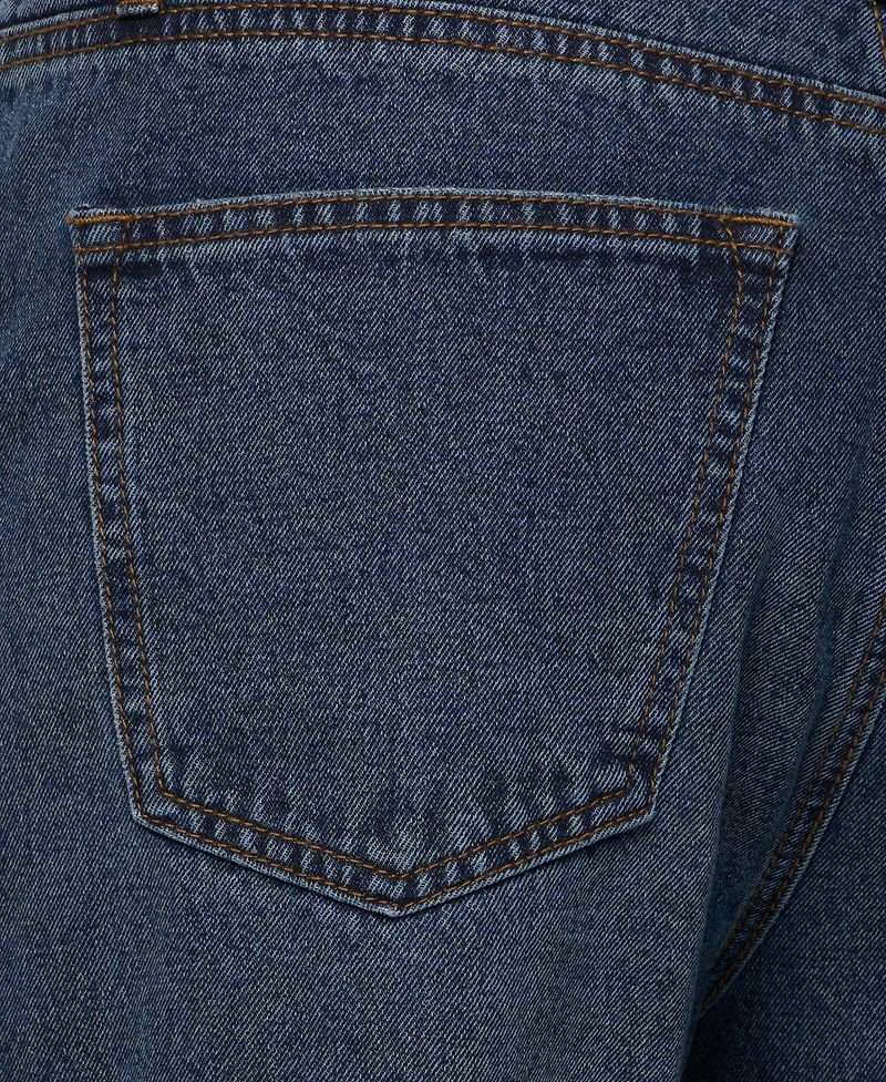 Lazer Men's Loose Fit 5-Pocket Denim Jeans