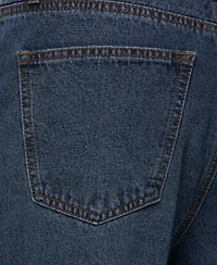 Lazer Men's Loose Fit 5-Pocket Denim Jeans