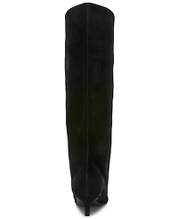 Steve Madden Women's Luca Slouchy Kitten-Heel Dress Boots