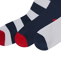 Polo Ralph Lauren Little Boys 3-Pack Americana Bear Socks