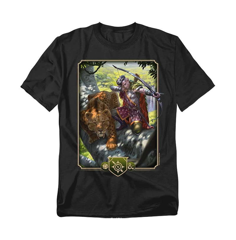 Logovision Men's Dungeons And Ranger Key Art T-Shirt