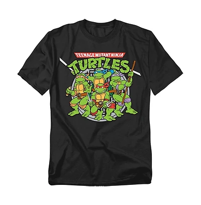 Logovision Men's Teenage Mutant Ninja Turtles Classic T-Shirt