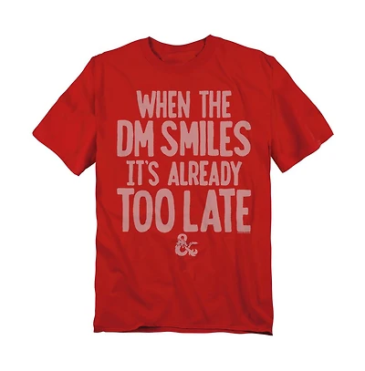Logovision Men's Dungeons And Dragons When The Dm Smiles T-Shirt