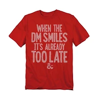 Logovision Men's Dungeons And Dragons When The Dm Smiles T-Shirt