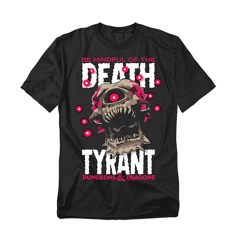 Logovision Men's Dungeons Dragons Be Mindful Of The Death Tyrant T-Shirt