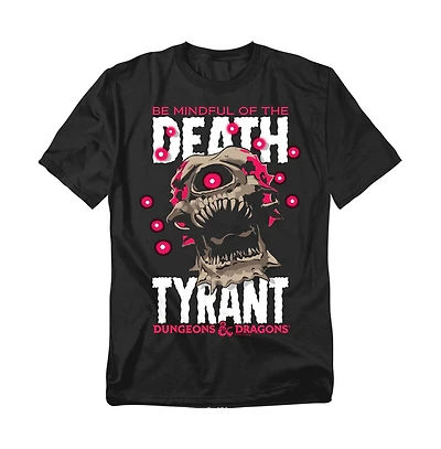 Logovision Men's Dungeons Dragons Be Mindful Of The Death Tyrant T-Shirt