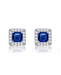 Classy Everyday wear Halo Square Stud Earrings
