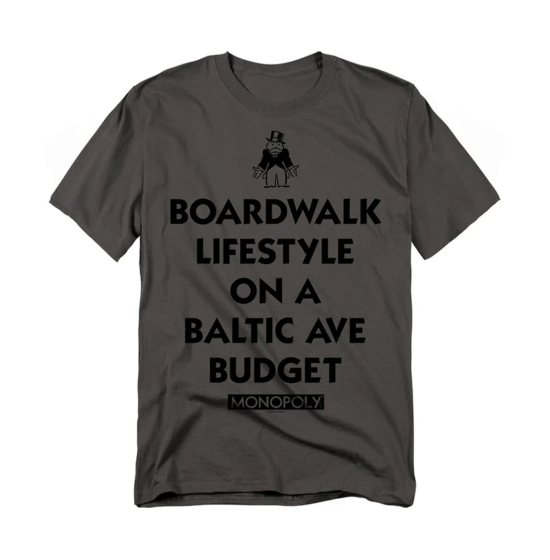 Logovision Men's Monopoly Lifestyle Vs Budget T-Shirt