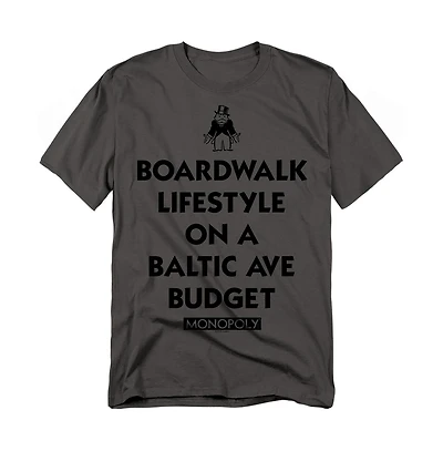 Logovision Men's Monopoly Lifestyle Vs Budget T-Shirt