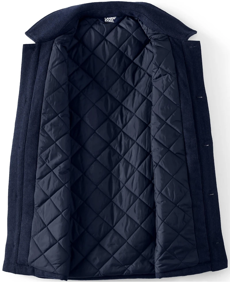Lands' End Men's Wool Blend Shirt Jacket