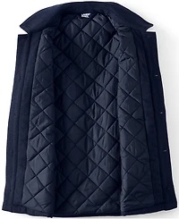 Lands' End Men's Wool Blend Shirt Jacket