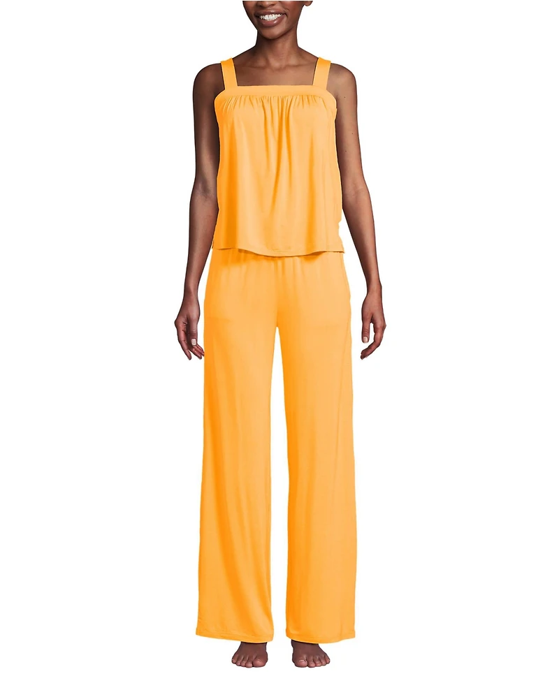 Lands' End Women's Cooling 2 Piece Pajama Set