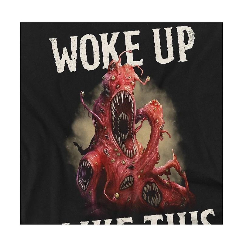 Logovision Men's Dungeons And Dragons Woke Like This T-Shirt