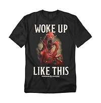 Logovision Men's Dungeons And Dragons Woke Like This T-Shirt