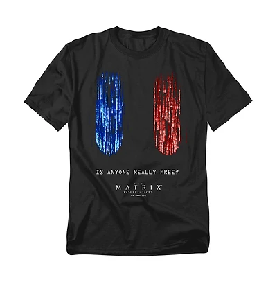 Logovision Men's The Matrix Is Anyone Really Free? T-Shirt
