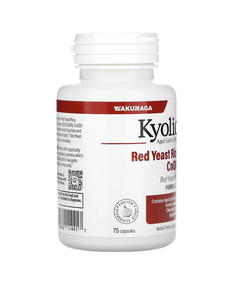 Kyolic Aged Garlic Extract Red Yeast Rice Plus CoQ10 Formula 114