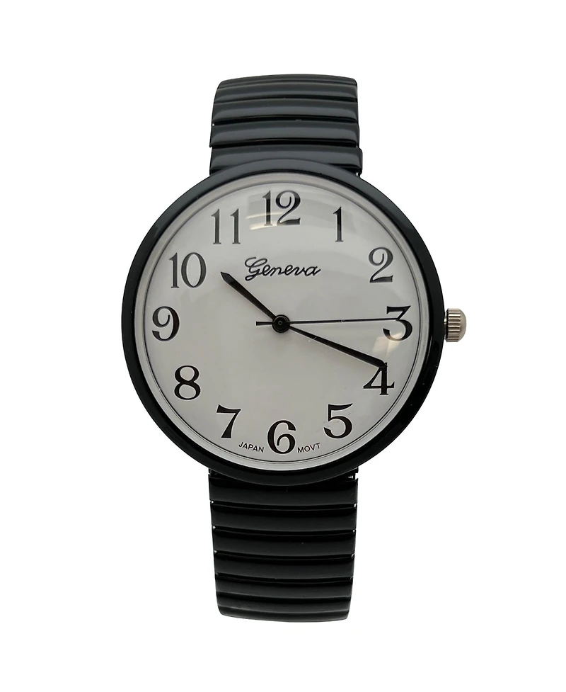 Olivia Pratt Black Stretch Small Face Everyday Classic Women Watch