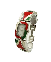 Olivia Pratt Christmas Colors Women Watch Bracelet