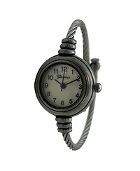 Olivia Pratt Pack #1 3 Pack Fashion Analog Bangle Cuff Wrist Bracelet Wire Bangle Women Watch