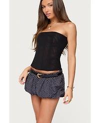 Edikted Women's Reed Sheer Mesh Corset