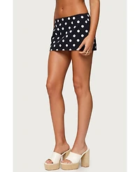 Edikted Women's Noreen Polka Dot Mini Skort