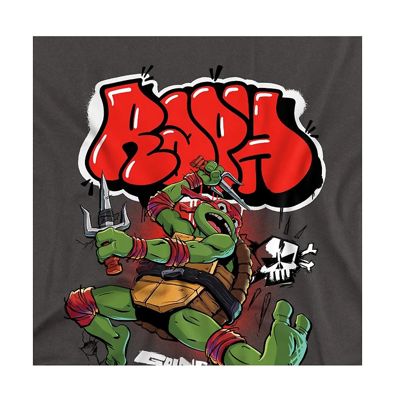 Logovision Men's Tmnt Mutant Mayhem Raph Ninja T-Shirt