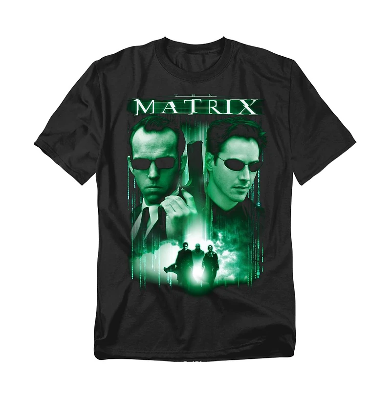 Logovision Men's The Matrix Neo Vs. Smith T-Shirt