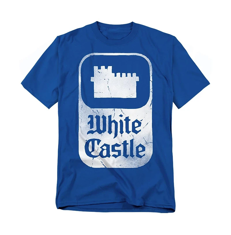Logovision Men's White Castle Classic Logo T-Shirt