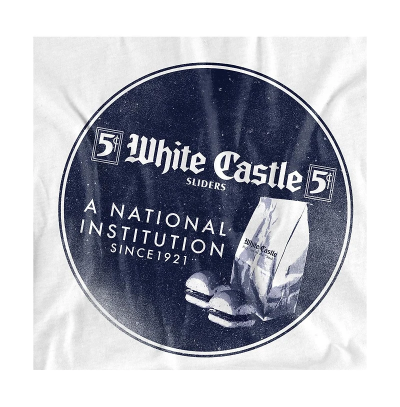 Logovision Big & Tall White Castle National Institution T-Shirt