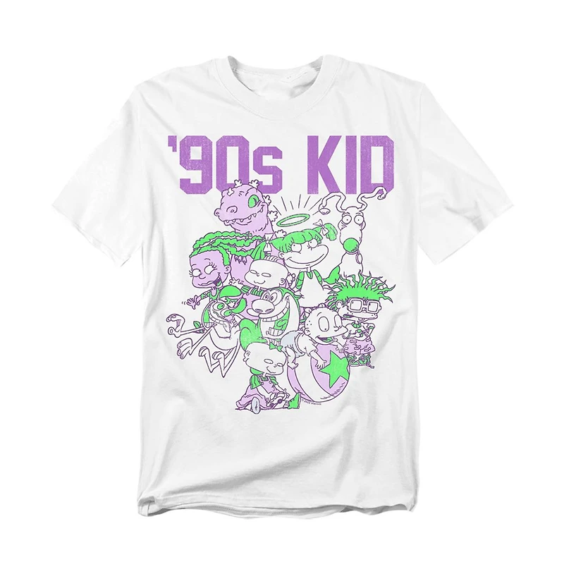 Logovision Men's Nickelodeon 90's Kid T-Shirt