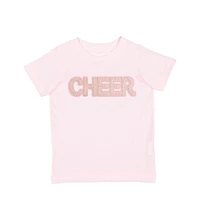 Sweet Wink Toddler Girls Cheer Pearl Patch Short Sleeve T-Shirt