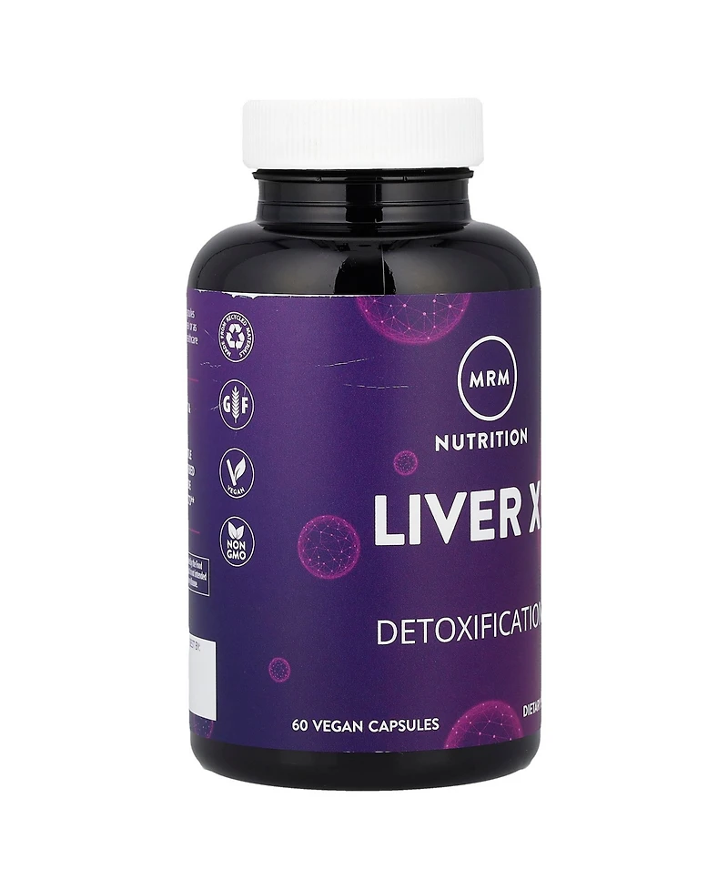 Mrm Nutrition, Liver X, 60 Nutrition Capsules