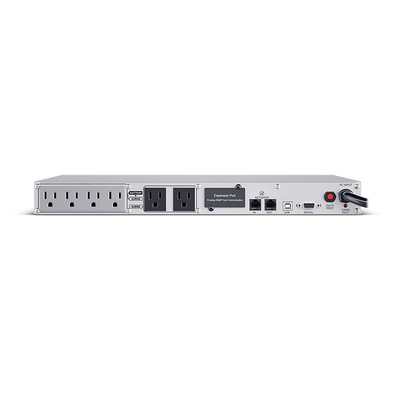 CyberPower CP1500PFCRM1U 1500VA/900W PFC Sinewave Lcd Rackmount Ups System, Black