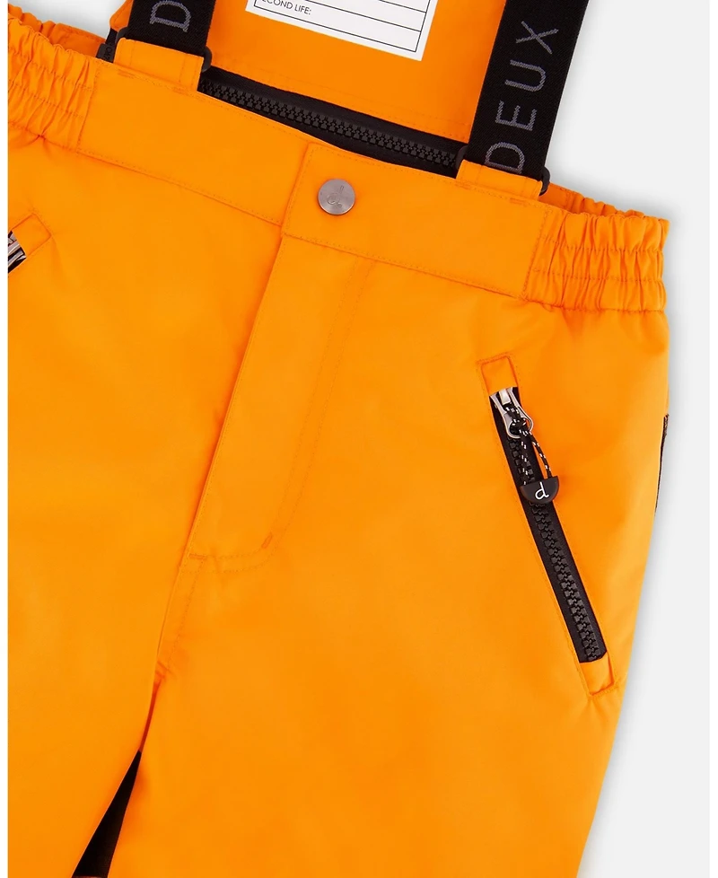 Deux par Boy Two-Piece Play Snowsuit Bright Orange
