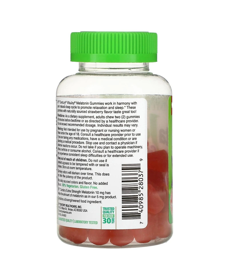 21st Century VitaJoy Melatonin Gummies Strawberry