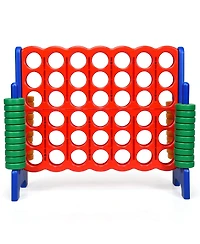 Jumbo 4-to-Score Giant Game Set with 42 Rings and Quick-Release Slider