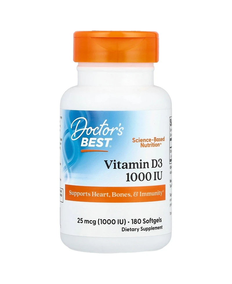 Doctor's Best Vitamin D3 25 mcg (1 000 Iu)