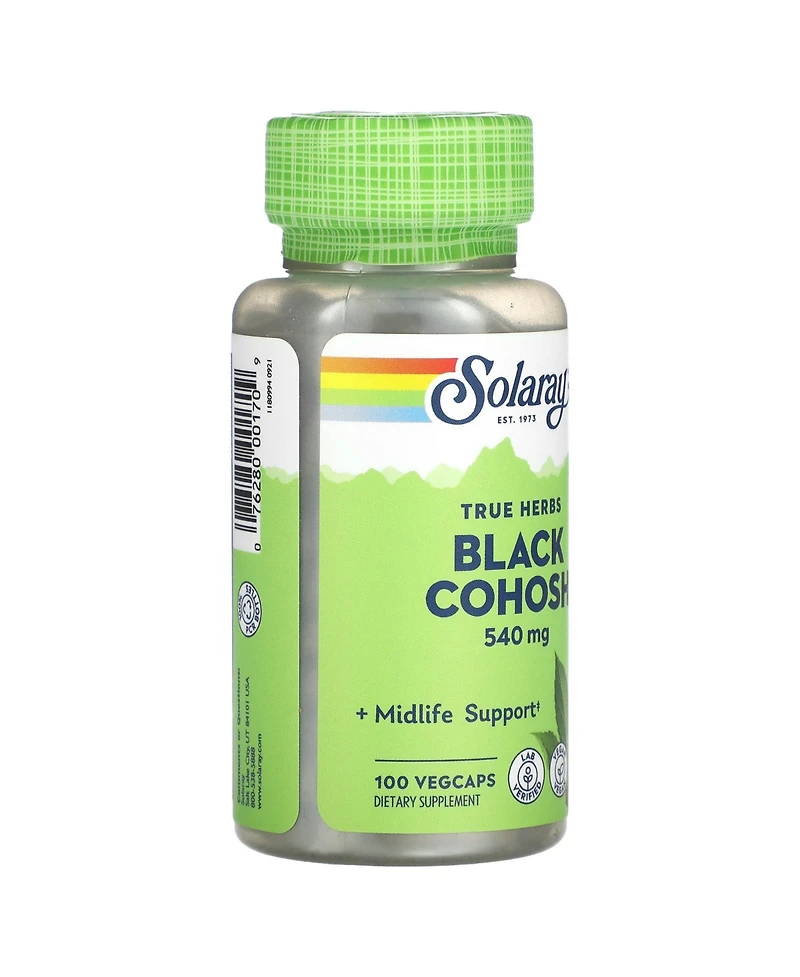 Solaray True Herbs Black Cohosh 540 mg