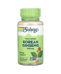 Solaray True Herbs Korean Ginseng 550 mg
