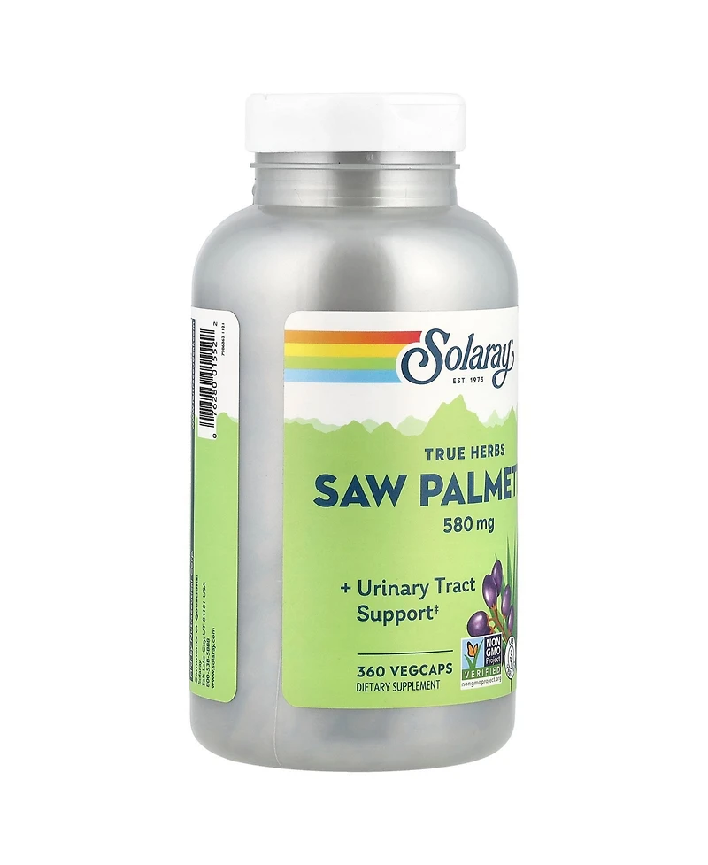 Solaray Saw Palmetto 580 mg - 360 VegCaps