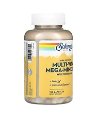 Solaray High Potency Multi-Vita Mega-Mineral Multivitamin - 120 Capsules