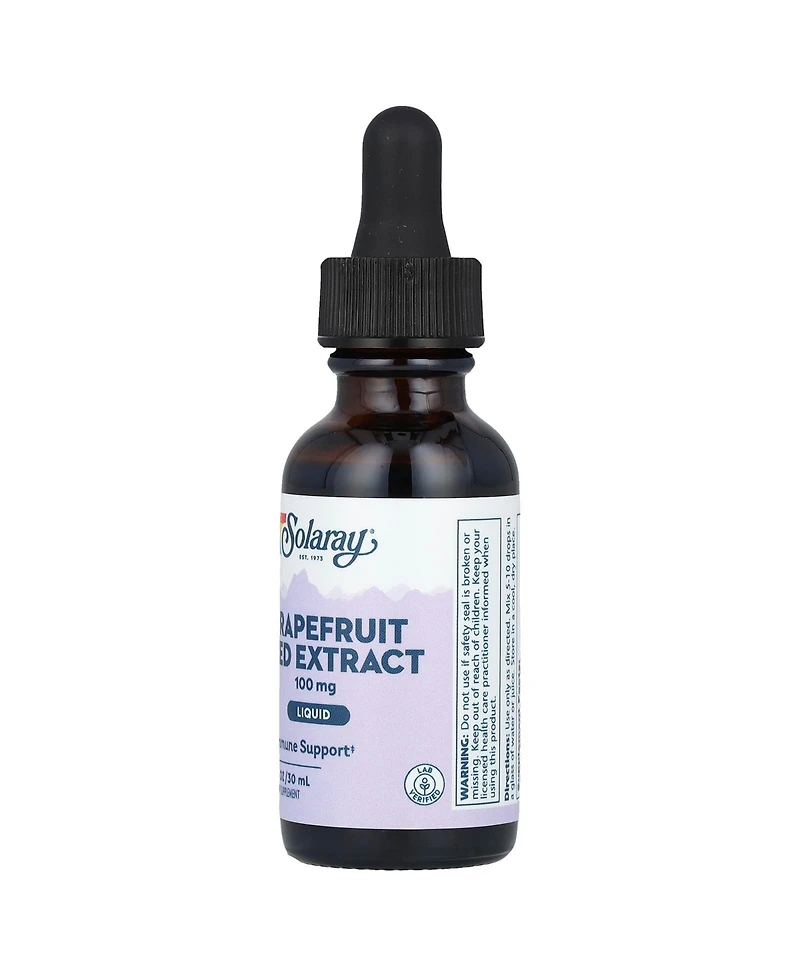 Solaray Grapefruit Seed Extract Liquid 100 mg