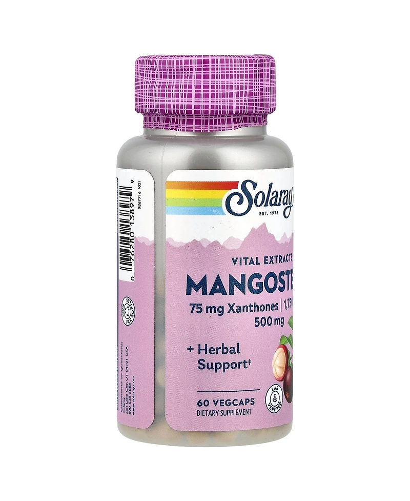 Solaray Vital Extracts Mangosteen 500 mg - 60 VegCaps