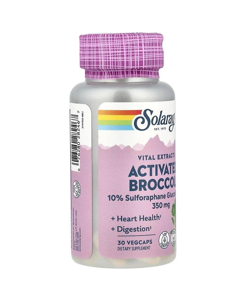 Solaray Vital Extracts Activated Broccoli 350 mg - 30 VegCaps