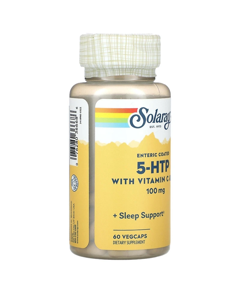 Solaray 5-htp with Vitamin C & B-6 100 mg