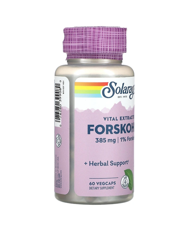 Solaray Vital Extracts Forskohlii 385 mg - 60 VegCaps